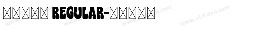 点字匹喏曹 Regular字体转换